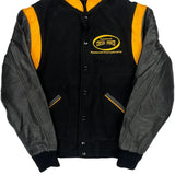 National Champion American Cheer Power Varsity Jacket - Small Grey Leather