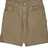 Wrangler Carpenter Shorts - 36W 10L Beige Cotton