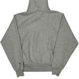 Vintage Champion Hoodie - Medium Grey Cotton Blend