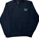 Carhartt Sweatshirt - Large Navy Cotton