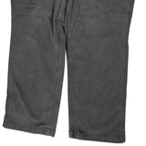 Relaxed Fit Carhartt Double Knee Carpenter Trousers - 35W 30L Grey Cotton