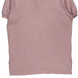 Polo By Ralph Lauren Polo Shirt - Large Pink Cotton
