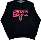 Holmen Football Russell Athletic Sweatshirt - Medium Black Cotton