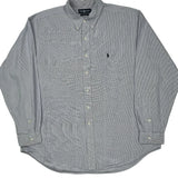 Blake Ralph Lauren Striped Shirt - 2XL Blue Cotton