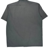 Dickies Short Sleeve Shirt - XL Gray Polyester Blend