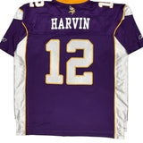 Minnesota Vikings Reebok Nfl Football Jersey - 2XL Purple Nylon