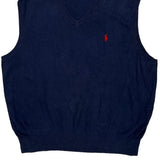 Polo By Ralph Lauren Sweater Vest - XL Navy Cotton