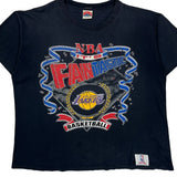 Los Angeles Lakers Nutmeg Single Stitch T-Shirt - XL Black Cotton