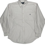 Ralph Lauren Striped Shirt - Large Pink Cotton