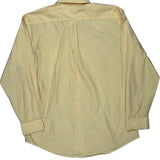 Tommy Hilfiger Checked Shirt - Large Yellow Cotton