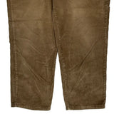 Woolrich Trousers - 34W UK 16 Brown Cotton