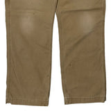 Carhartt Carpenter Trousers - 34W 30L Khaki Cotton