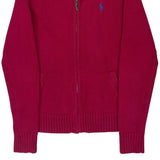 Ralph Lauren Sport Zip Up - Medium Red Cotton