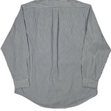 Ralph Lauren Striped Shirt - Large Blue Cotton