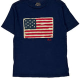 Age 8 Polo By Ralph Lauren T-Shirt - Small Navy Cotton