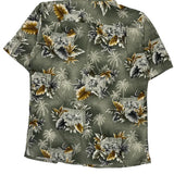Campia Tall Hawaiian Shirt - Large Multicoloured Viscose