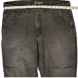 Carhartt Trousers - 38W 30L Grey Cotton