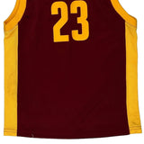 Age 6-7 Cleveland Nba Nba Jersey - Small Burgundy Polyester