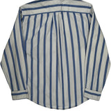 Tommy Hilfiger Striped Shirt - Large Gray Cotton