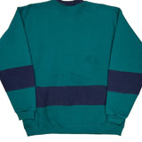 Signature Striped Sweatshirt - Medium Green Cotton