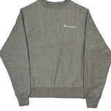 Reverse Weave Champion Sweatshirt - Small Grey Cotton