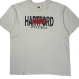 Hartford Hawks Volleyball Nike College T-Shirt - Large White Cotton