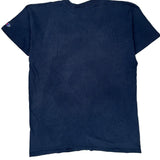 Authentic Athletic Apparel Champion Single Stitch T-Shirt - 2XL Blue Cotton