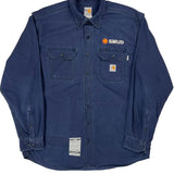 Smud Carhartt Shirt - Large Blue Cotton