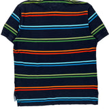 Tommy Hilfiger Striped Polo Shirt - Large Multicoloured Cotton