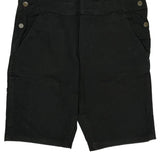 Loose Fit Carhartt Overalls - Medium Black Cotton