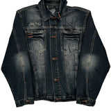 Sean John Denim Jacket - Medium Dark Wash Cotton