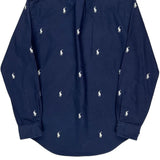 Ralph Lauren Shirt - Small Navy Cotton
