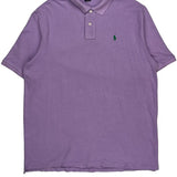 Ralph Lauren Polo Shirt - 2XL Purple Cotton