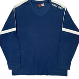 Maple Leafs Nike Long Sleeve T-Shirt - Large Blue Cotton
