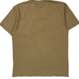 Dickies T-Shirt - Large Khaki Cotton