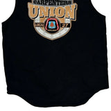 Carpenters Union Local 27 Unbranded Workwear Vest - Medium Black Cotton