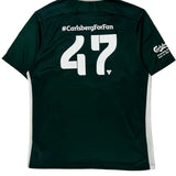 Denmark Carlsberg Football Shirt - Large Green Polyester