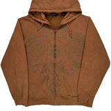 Sean John Hoodie - XL Brown Cotton Blend