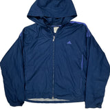 Adidas Windbreaker - XL Blue Polyester