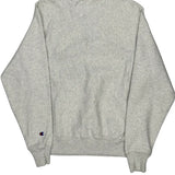 Reverse Weave Champion College Sweatshirt - Small Grey Cotton