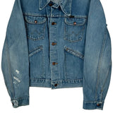 Wrangler Denim Jacket - Small Blue Denim