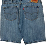 Levis Denim Shorts - 36W 10L Blue Cotton