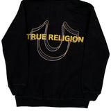 True Religion Hoodie - Medium Black Cotton