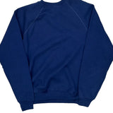 Made In USA Riders Blank Sweatshirt - Large Blue Cotton