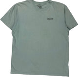 Patagonia Logo Patagonia T-Shirt - Large Green Cotton