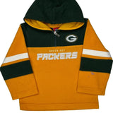 Age 4 Nfl Green Bay Packers Hoodie - XS Yellow Polyester