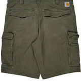 Carhartt Cargo Shorts - 34W 10L Green Cotton