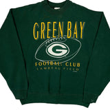 Green Bay Packers Salem Football Sweatshirt - XL Green Cotton
