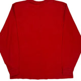 Carhartt Long Sleeve T-Shirt - Large Red Cotton
