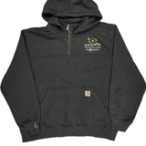 Rain Defender Carhartt Hoodie - 2XL Black Cotton